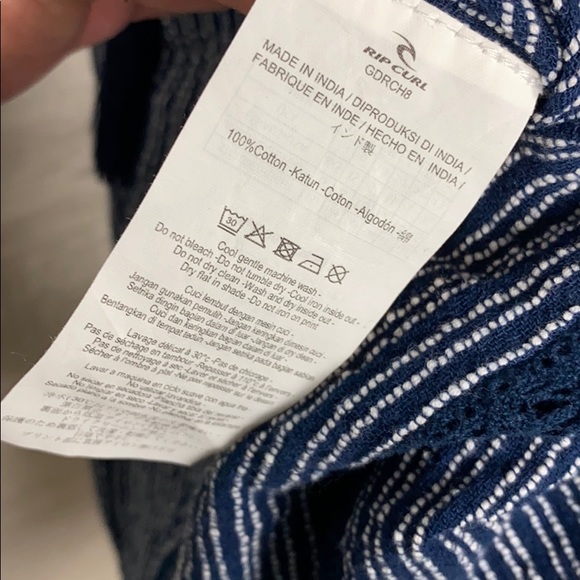 Rip Curl Navy Fringe Romper - Picture 12 of 12